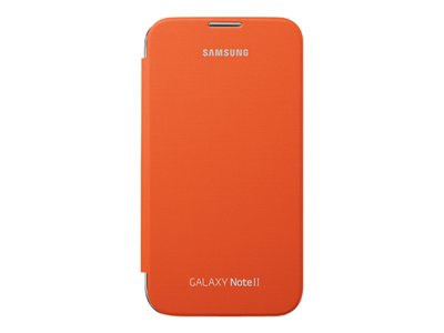 Samsung Funda Flip Cover Note Ii Naranja